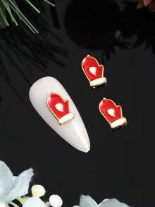 Christmas Tree Nail Art Jewelry 10 Pieces Bow Gift Box Snowman Elk Bell Moon Nail Art Jewelry 3D Jewelry Japanese And Korean Alloy Jewelry Jesus Cane Gloves Nail Art Jewelry Nail Art Jewelry Nail Art Jewelry Professional Nail Art Jewelry Nail Art Jewelry DIY Personalized Nail Art Suitable For Home Nail Art Nail Art Jewelry - Multicolor - View 15