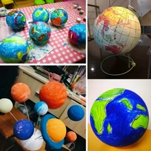 2/4 Stück 10 cm/3,94 Zoll weiße massive Schaumstoffkugeln, hergestellt aus Polystyrol-Material, geeignet für DIY-Bastel-Projekte, Kunst, Basteln, Familien, Party-Dekoration, Malerei-DIY, Weihnachten, Halloween, Neujahr, Geburtstag Heimdekoration und mehr