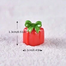 Bộ trang trí Giáng sinh 10 món - Tượng ông già Noel, người tuyết và tuần lộc kèm vớ và quà tặng - Tượng nhỏ bằng nhựa dùng để trang trí nhà cửa, văn phòng và xe hơi Quà tặng Giáng sinh - Nhiều màu - Xem 4