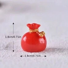 Bộ trang trí Giáng sinh 10 món - Tượng ông già Noel, người tuyết và tuần lộc kèm vớ và quà tặng - Tượng nhỏ bằng nhựa dùng để trang trí nhà cửa, văn phòng và xe hơi Quà tặng Giáng sinh - Nhiều màu - Xem 10