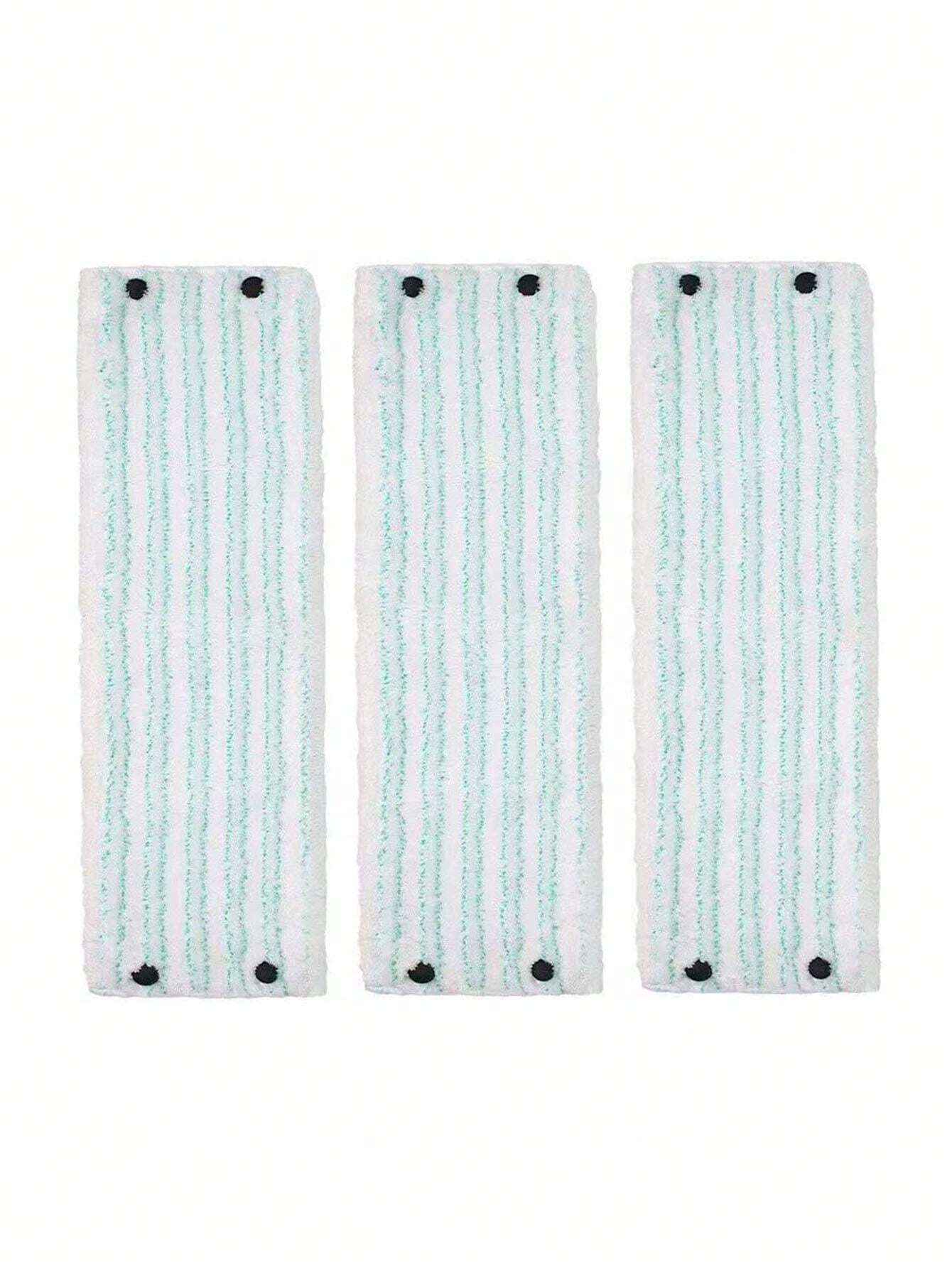 4 Têtes De Rechange Pour Balai Leifheit - Système 2 Fibres Pour Serpillière Compatible