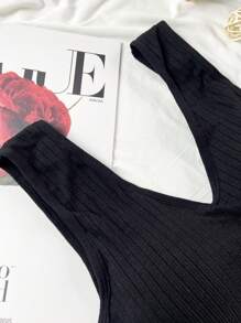 Áo ngực thể thao thoáng khí không dây màu đen cho nữ, nâng cao tư thế, đồ lót - màu đen - Xem 8