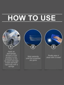 1pc Car Scratch Repair Paste Scratch Repair Car Paint Polishing Car Maintenance Antifouling Scratch Remover (New And Old Models Are Distributed Randomly) - Multicolor - View 4