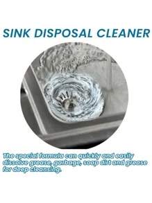 Sink Cleaning Tablets Deep Cleaning Kitchen Sink Grease Stains Dirt Unclogging Duct Cleaning Tablets - Blue - View 3
