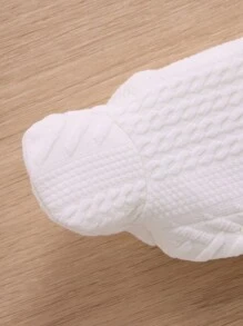 MommBaby Baby Girl Cute Rabbit Pattern Hooded Jumpsuit, Fashion Simple Style Playsuit For Outdoor - White - View 7