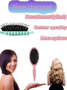 2025 New Curl Defining Brush – No-Pull Curl Brush For Curly Hair, Anti-Frizz Detangling & Styling Tool For Perfect Curls - Multicolor - View 4