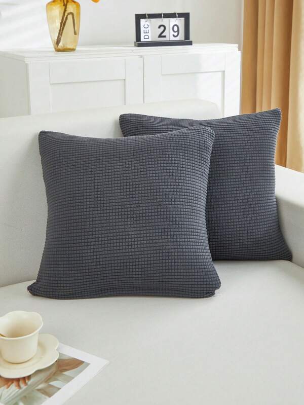 1PC Jacquard Pillowcase Sofa Pillow Covers Home Decoration Cushion Protective Cover