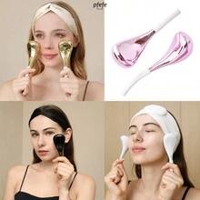 1 pieza PFEFE Palos criogénicos de acero inoxidable Globos de hielo para el cuidado de la piel facial de mujeres, ojos, suministros para esteticistas, globos de enfriamiento para spa con estuche de almacenamiento que contiene líquido congelado - Multicolor - Ver 2