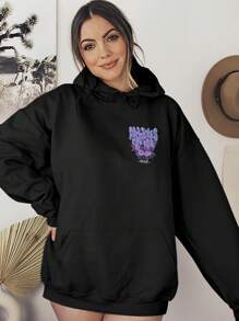 Gothic Sweatshirt Top With Graphite Eyes Minimalist  2001 Fluxo Fx - 黑色 - 查看 4