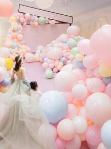 1~200 pièces Ballons pastel de 5/18/36 pouces, couleurs arc-en-ciel du printemps, petits ballons macaron de couleurs assorties, ballons en latex en vrac pour anniversaire, mariage, fiançailles, anniversaire, arche, fête
