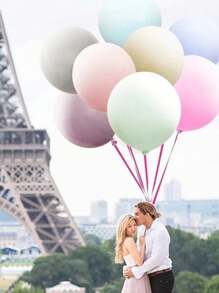 1~200 pièces Ballons pastel de 5/18/36 pouces, couleurs arc-en-ciel du printemps, petits ballons macaron de couleurs assorties, ballons en latex en vrac pour anniversaire, mariage, fiançailles, anniversaire, arche, fête