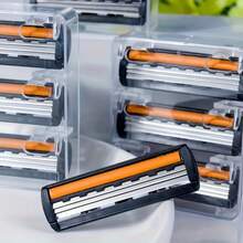 3-Layer Stainless Steel Safety Razor Blades For Men - Replaceable For Smooth Shaves