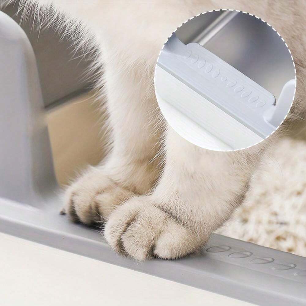 ExtraLarge Stainless Steel Cat Litter Box Effortless Cleaning