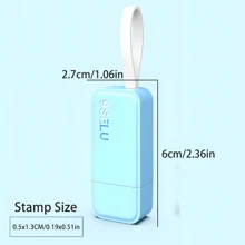 Custom Personalized Name Seal, Handwritten Signature Stamp, Personal Name Engraved Stamp, Nurse Self-Inking Stamp Back To School,Back To School,School Supplies - Red - View 3