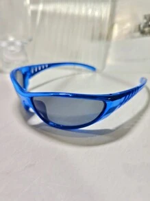 1pc Silver Metal Full Rim Retro Futuristic Hollow Sidearm Design Breathable Frame Casual Bohemian Punk Square Classic Unisex Fashion Glasses Beach Accessories Glasses Shades Looks Street Style And Suit For Sweater Jacket Sweatshirt Hoodie Leather Pants And Cargo Pants For Summer Beach Vacation,Outdoor,Travel - Multicolor - View 12