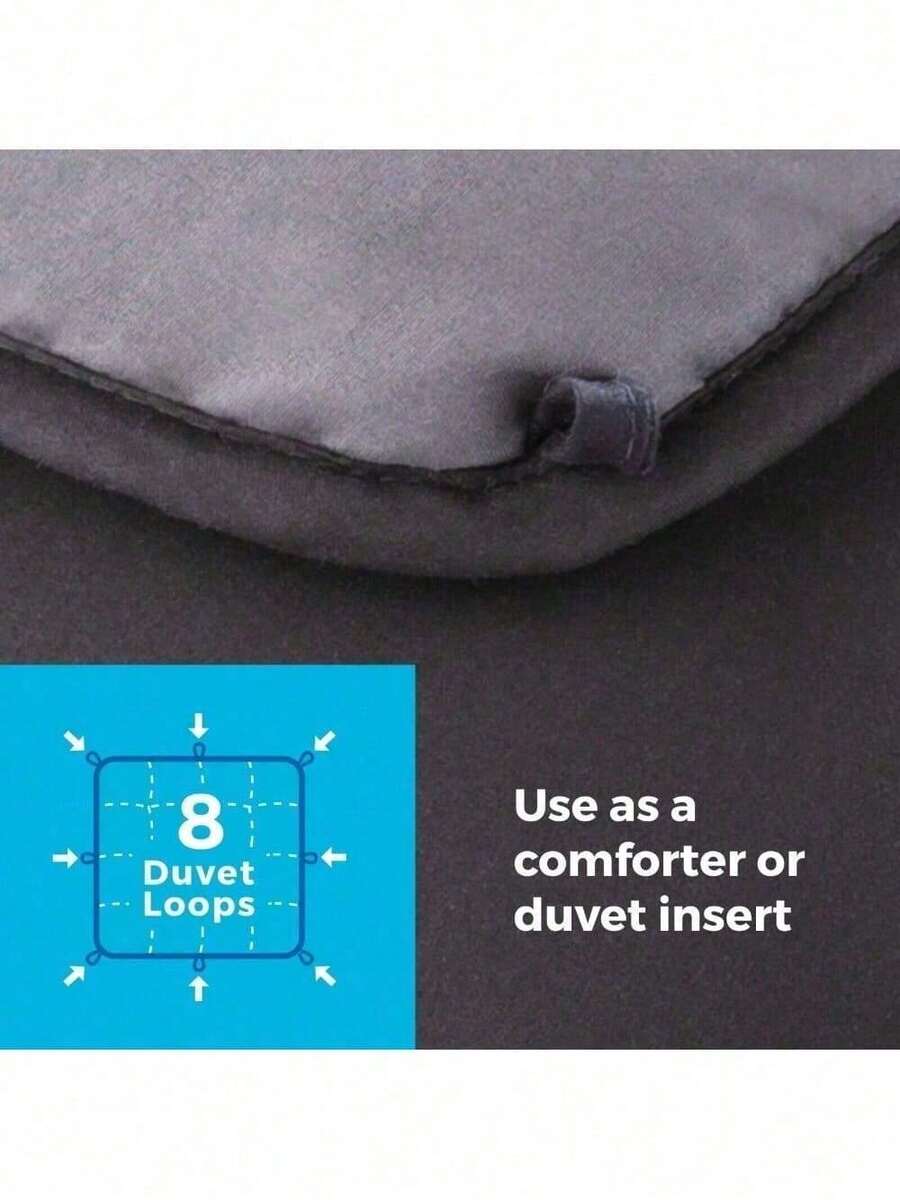 Linenspa Comforter Duvet Insert, Down Alternative, Box Stitched