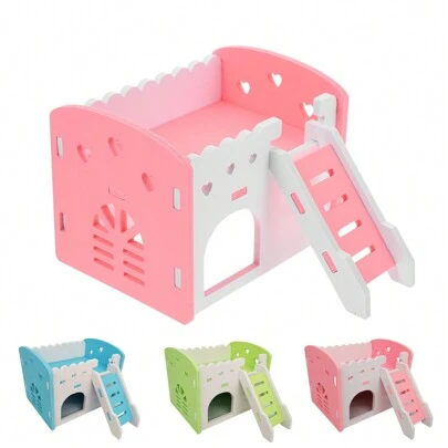 1pc Colorful Foam Material Small House Pet Toy, Suitable For Hamsters And Other Small Animals To Exercise, Rest, And Hide