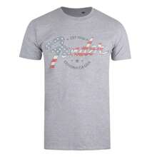Mens USA Cotton T-Shirt (Sports Grey) - 運動灰 - 查看 1