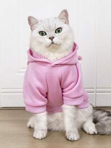 LUCKIE LABO 1 pieza Disfraz de cerdo con capucha para perros y gatos - Rosa - Ver 8