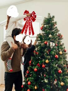 1 Vòng hoa đỏ, nơ, trang trí ngoài trời, kim sa nhung, cây, nơ tuần lộc, trâu nước đỏ dùng ngoài trời trong kỳ nghỉ lễ Quà tặng tốt nhất Sinh nhật Trang trí nhà Trang trí Giáng sinh Trang trí phòng Giáng sinh Mùa đông Trang trí Giáng sinh Quà tặng Giáng sinh Trang trí Giáng sinh - Nhiều màu - Xem 2