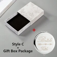 Wedding Mirror Bridesmaids Gift Ceremonial Mirror Proposal Gift Double Folding Mirror - Mother's Day Mirror Birthday Gifts Graduation School Decor School Surprise Dormitory Decor Back To School Home Decor Room Decor School Supplies