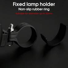 5 LED Bicycle Parallel Line Taillight, 7 Flashing Modes, Riding Warning Light - Multicolor - View 9