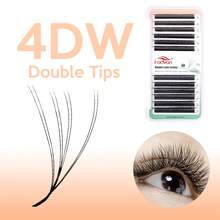 FADVAN 6D/8D/10D W Lashes Double Layer W Shape Lash Extensions Natural Soft Volume Fan Eyelashes Premade Volume Fan Lashes - Black - View 15