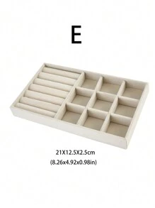 9pcs/Set Stackable Jewelry Tray, Jewelry Dish, Desktop Storage Box, Elegant Portable Stacking Jewelry Rack, Suitable For Earrings, Necklaces, Rings, Bracelets, Pendants, Lipsticks, Pearls, Brooches, Bedroom Accessory Back To School