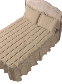 DOUBLE QUILT, 3 PIECES, FLORA - Màu be - Xem 4