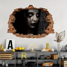 Miếng dán tường Halloween 3D, Miếng dán sàn Halloween sương mù tay đáng sợ, Miếng dán tường Halloween, Miếng dán cửa sổ Halloween có thể tháo rời, Miếng dán Halloween đáng sợ cho phòng ngủ, Trang trí phòng khách (4 KIỂU) - Nhiều màu - Xem 6