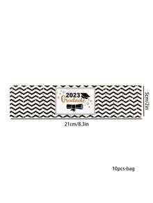 10pcs/Pack Graduation Water Bottle Stickers, Graduation Party Stickers, Party Water Bottle Labels,Christmas - Multicolor - View 7