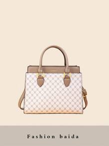 Dedoo 女士新款复古时尚小丑中年奢华欧美大容量斜挎包，适合旅行、购物、聚会等场合 - 彩色 - 查看 3