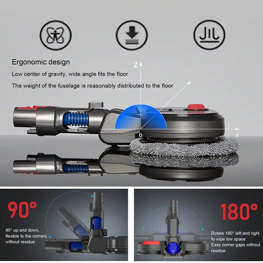 Mop Replacement Heads Electric Mop Head For Dysong V7 V8 V10 V11 Vacuum