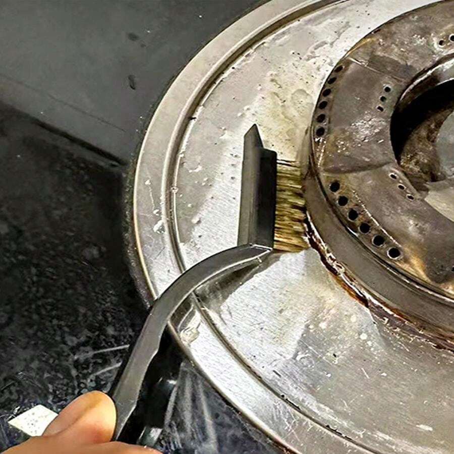Kitchen Stove Brush, Gas Stove Cleaning Brush, MultiPurpose Degreasing