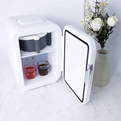 Refrigerador Mini de 7L con Función de Enfriamiento y Calentamiento Compacto y Versátil para Hogar, Oficina y Espacios Pequeños