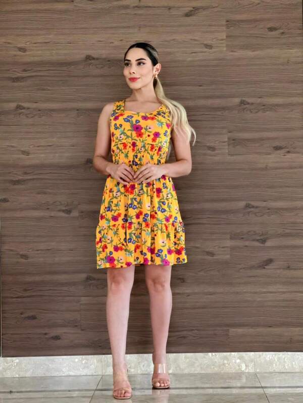 Vestido curto de verão