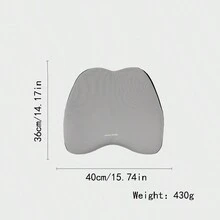 1 chiếc gối tựa lưng ô tô bằng mút hoạt tính, đệm tựa lưng ghế ô tô mềm mại khi đi du lịch, gối tựa lưng tiện dụng cho ô tô - Một cỡ - Xem 6