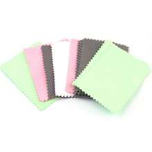 50/20pcs Jewelry Gold & Silver Cleaning Cloth Silver Polishing Cloth For Gold Platinum Small Polish Cloth