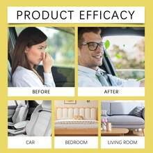 Lemon Scented Solid Car Air Freshener, Portable In-Car Fragrance Balm Aromatherapy - 60g - View 5