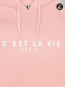 Big City Youth Pants Girl's Set Plush Sheepskin Plush Fashion! - 粉色 - 查看 5