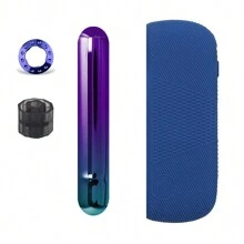 3-in-1-Set Stiftaufsatz Ring + Seitenabdeckung + Silikonhülle als Ersatzzubehör für IQOS ILUMA, Abdeckung, Haarzubehör, Raucher-Zubehör, zum Gebrauch von Verdampfern, Zigarettenaufbewahrung, Raucher-Verdampfer