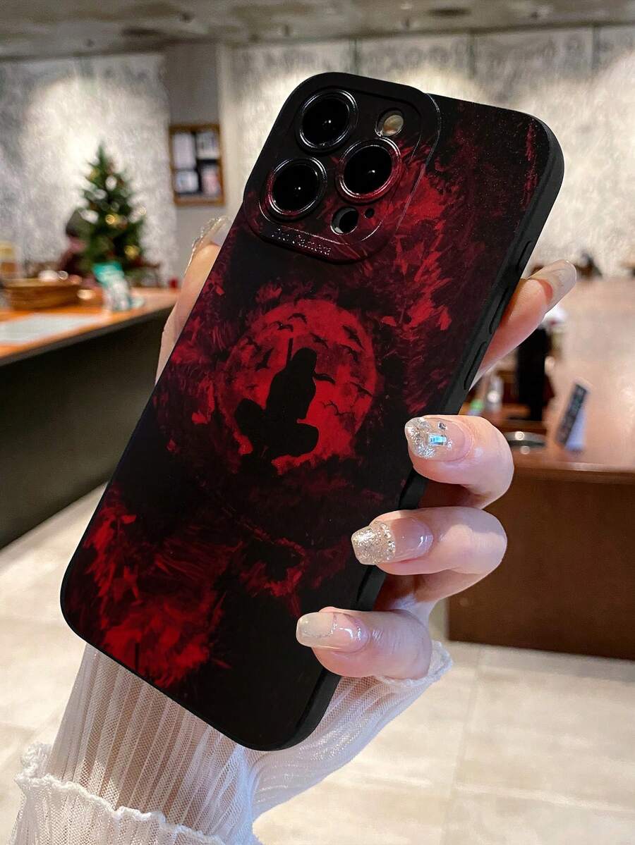 Mythical Monkey King Phone Case, Anime Phone Case, Black Full Camera