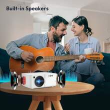 4K Smart Beamer LED 5G WiFi Android 12.0 Projector Home Theater Projector 9000 Lumen Movie Beamer LED Home Cinema - White - View 7