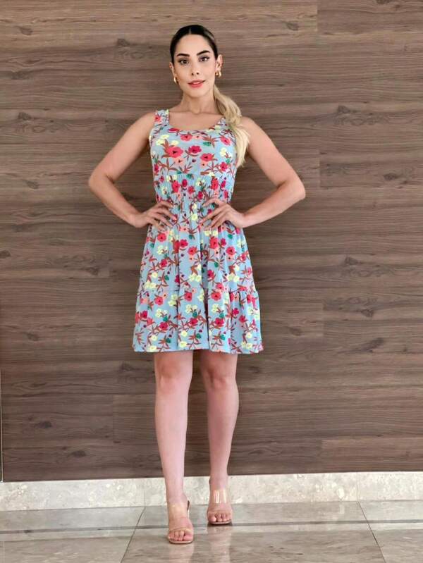 Vestido curto de verão