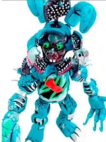 Bonny Azul Twisted Muñeco Figura Juguete Five Nights At Freddy's - Azul - Ver 4