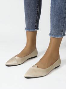 Flache Schuhe mit weicher Sohle, neue Ankunft Frühling & Herbst 2024, bequeme Slip-On Lässig Flache Schuhe mit Spitze, vielseitige Damen Sneaker in Großen Größen