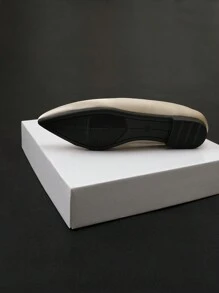 Flache Schuhe mit weicher Sohle, neue Ankunft Frühling & Herbst 2024, bequeme Slip-On Lässig Flache Schuhe mit Spitze, vielseitige Damen Sneaker in Großen Größen