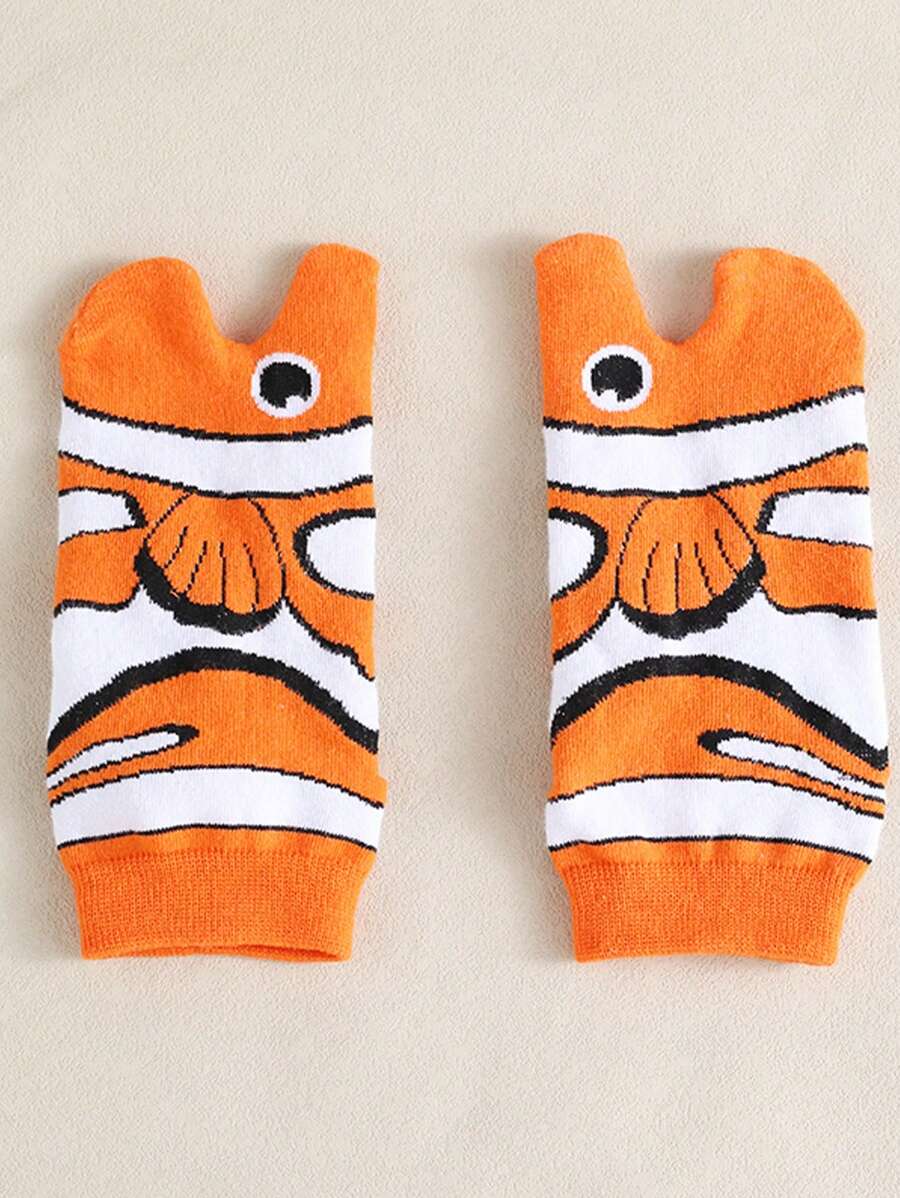 1 Pair Men Funny Casual Fish Toe Socks for Sale Australia New