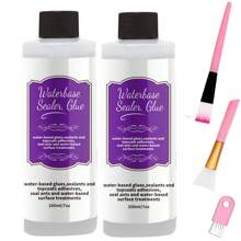 60ml/200ml 水性密封剂，一体式多用途水性剪纸密封剂、胶水和饰面，适用于 DIY 工艺品和艺术项目，干燥和固化时间最快 - 紫色 - 查看 13