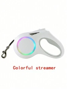 Smycz dla zwierząt domowych z automatycznym zwijanym przewodem LED Light USB do ładowania Smycz dla golden retrievera Akcesoria dla zwierząt Łańcuch dla psa